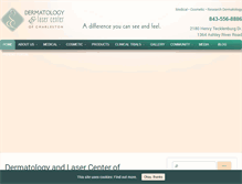 Tablet Screenshot of dermandlaser.com